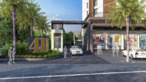 41 cosmo in tathawade amenities - entry gate