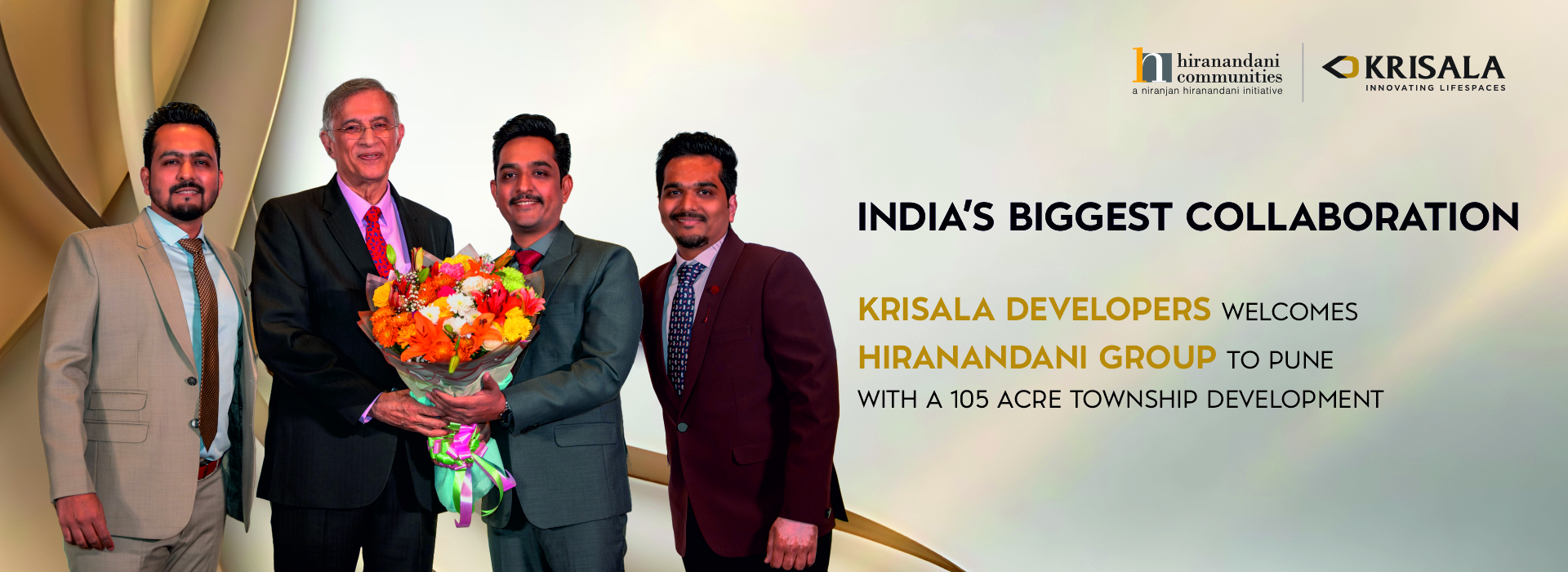 Krisala & Hiranandani Partner for 105-Acre Township in Pune